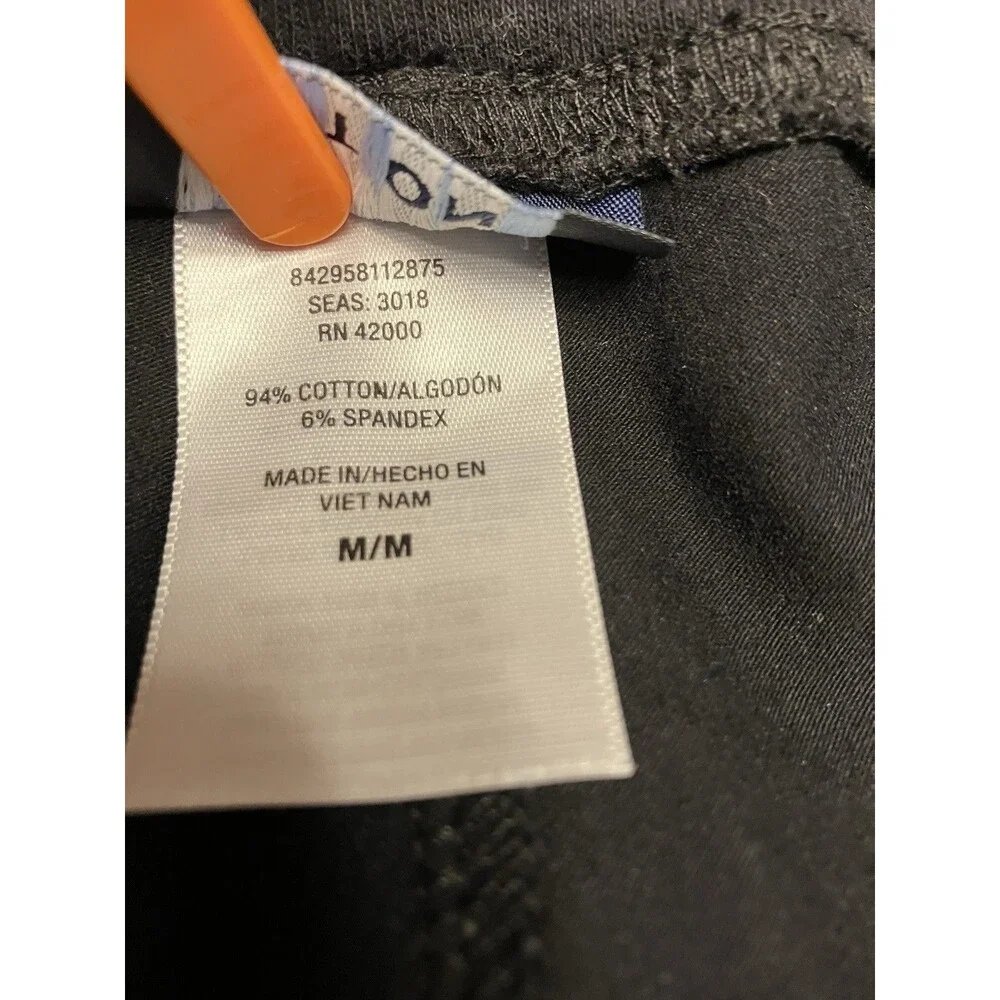 NWOT Basic Editions  Drawstring Waist Black Capris Size M - Picture 3 of 7